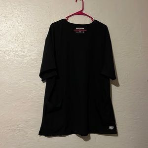 Black Skechers Scrub top